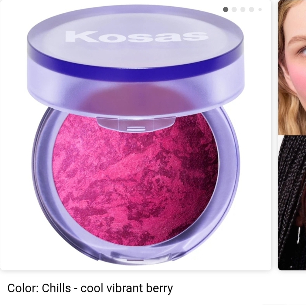 Kosas Cool Vibrant Berry Baked Blush